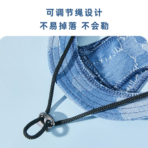 Ретро джинсовая солнцезащитная шляпа для выхода на улицу, шапка, защита от солнца