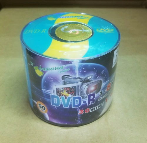 Банановый компакт-диск с тремя дюймами DVD-R Carvings 8 см. Mini Little DVD 1,4 ГБ