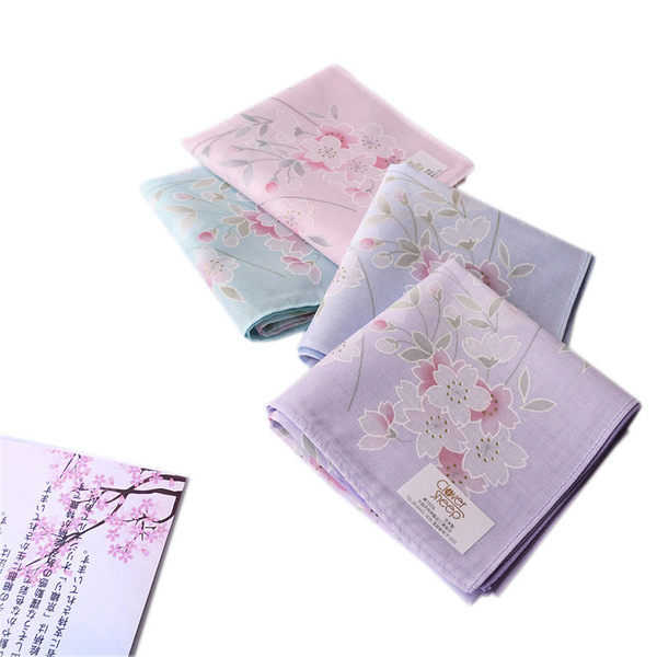 Японский импортный хлопковый мягкий носовой платок, свежий шарф