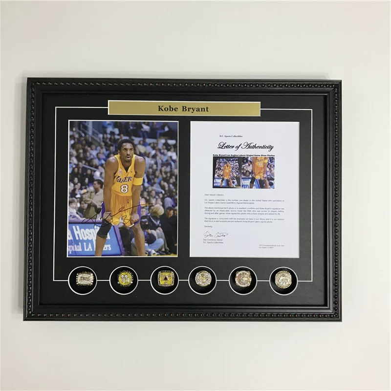 PANINI подписанные фото звезд, неразрушающие, в раме, индивидуальный дизайн, Морент, Коби Брайант, Джеймс Карри, Данчик
