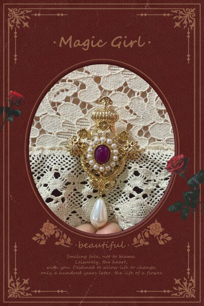 Ночь время ретро дворец барокко ветер брошь