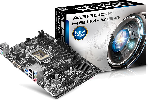 

Материнская плата Asrock H81M-VG4 USB3.0 SATA3.0 G3220 I3 4130