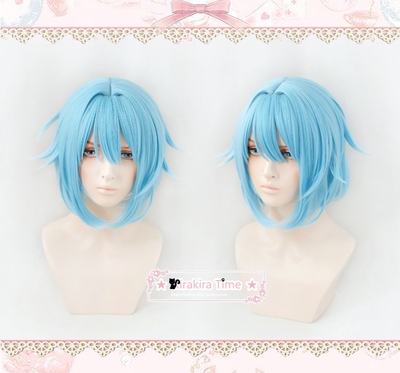 taobao agent [KT] Idol Fantasy Festival 2 Purple Cosplay wigs and anime sky blue