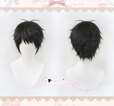 taobao agent [KT] Moncase doll fell in Aihe five new dishes COSPLAY wig black anti -tilled teenagers