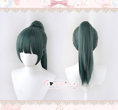 taobao agent [Kiratime] cosplay wigmark spell back to the Zen Courtyard Zhenxi blue -green shape hair