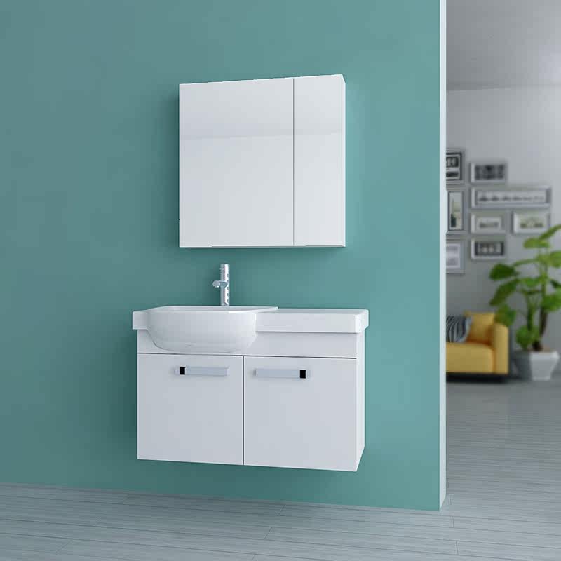 suncoo尚高卫浴多层实木悬挂浴室柜乐活1090