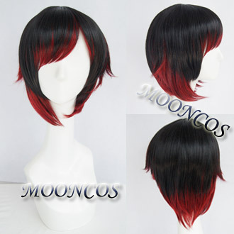 taobao agent Little Red Riding Hood, asymmetrical design wig, gradient, cosplay