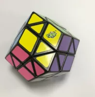 Ромбовидный черный кубик Рубика, плавная игрушка