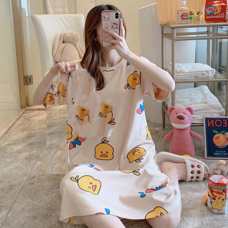 Yellow duck skirt (thin, not cotton)