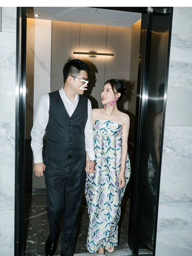 Ципао, демисезонное вечернее платье для невесты, расширенный топ без лямок, китайский стиль, для подружки невесты