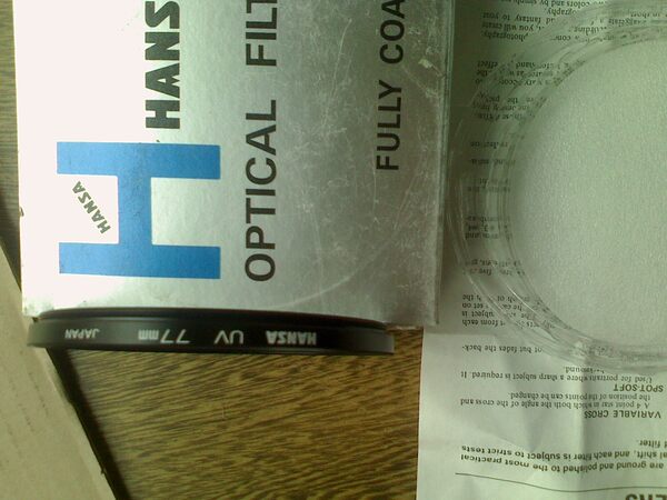 В наличии совершенно новый япония Hasson Hansa 77 мм ультрафиолето зеркало покрытие фильтр ультрафиолет фильтр