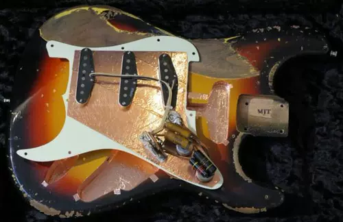 Warmoth MJT Custom Shop Relic Stic Guitar Hergustus Cuxtize