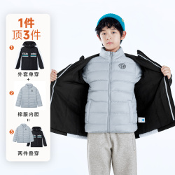 石墨烯发热|361童装男童连帽羽绒服