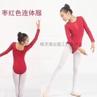 19702c-Long рукав Jujube Red