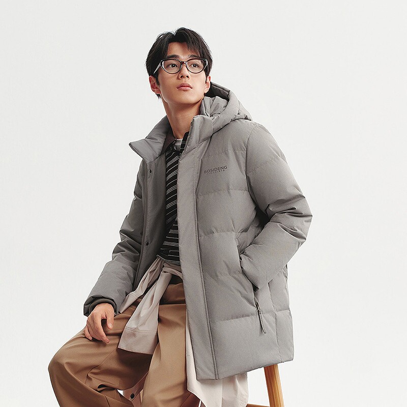 【送礼】波司登羽绒服男中长款26新款冬季宽松休闲加厚保暖休闲 服登实拍商品图