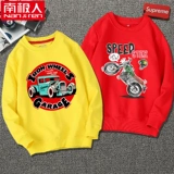 Детская осенняя толстовка для мальчиков с круглым воротником, коллекция 2021, в западном стиле, в корейском стиле, подходит для подростков