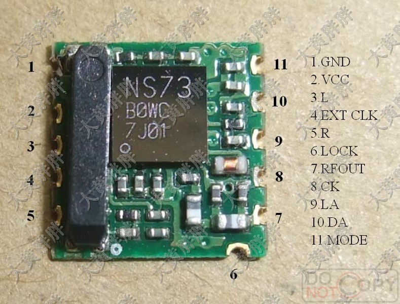 

Частотные элементы NS73 FM Module