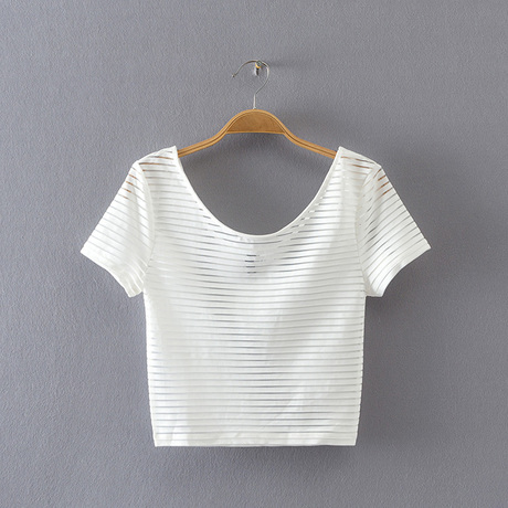 短袖短款t恤