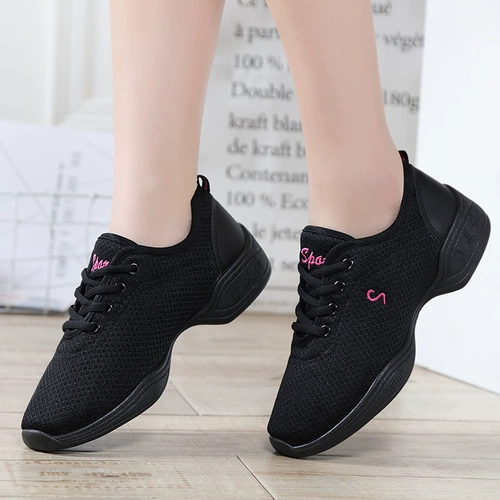 Летняя танцующая обувь, спортивные модные туфли, мягкая подошва