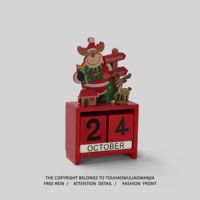 Рождественский конструктор, креативный настольный календарь, настольное украшение, подарок на день рождения