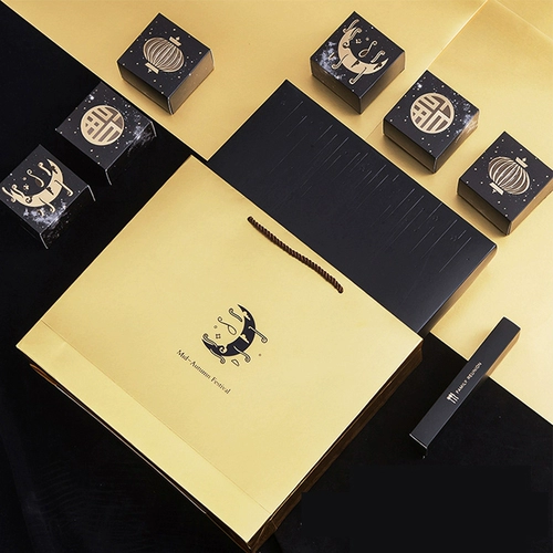 Компактная портативная черная подарочная коробка, гранулы, новая коллекция