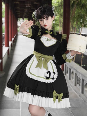 taobao agent Genuine demi-season cute dress for princess, Lolita style, long sleeve, Lolita OP