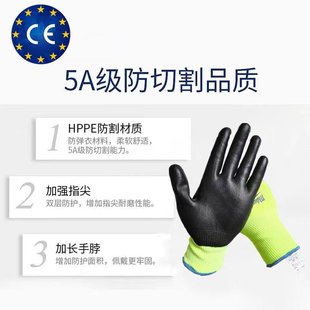 Milwaukee сша Мивич резка скольжение Анти-порез импортный клей мобильный телефон коснуться защищать перчатки