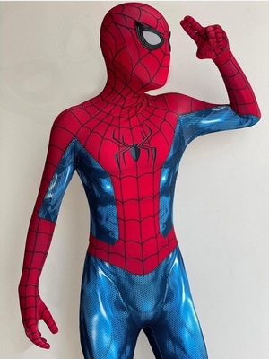 taobao agent Hero without red and blue no way home cosplay spider tight -fitting jacket online