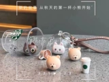 Starbucks, кофейный брелок, милая подвеска, 3D
