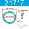 Đường kính trong của vòng chữ O cao su flo 195/200/203/206/212/215/216/218/224/227/228*7 phớt cao su thủy lực 