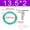 Vòng chữ O cao su flo có đường kính ngoài 11,5/12/12,5/13/13,5/14/14,5/15/15,5/16/16,5*2 phớt thủy lực 