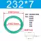 Đường kính trong của vòng chữ O cao su flo 195/200/203/206/212/215/216/218/224/227/228*7 phớt cao su thủy lực 