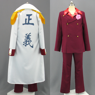 taobao agent Anime Clothing-One Piece/ONE PIECE-Navy General Red Dog-Chayuan River COS