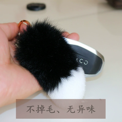 Черный брелок, плюшевая подвеска, милое украшение на сумку, подарок на день рождения