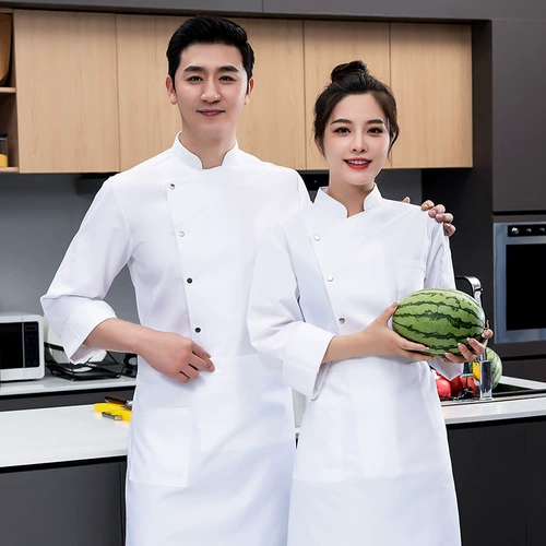 Catering Chef Work Одежда с длинными рукавами мужчина осень и зима западный ресторан