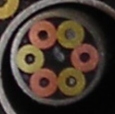 Заклепки с плоской головкой 马赛克铆钉3mm-021号 花钉