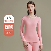 Антибактериальный круглый воротник женский кирпичный порошок