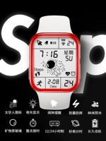 Swatch 1.0 красный [светящийся водонепроницаемый+будильник диди]