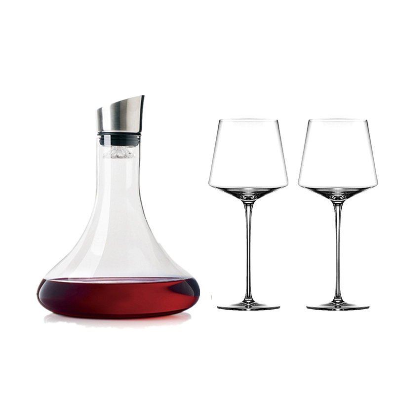decanter red wine suit household european waterfall type fast wine filtration crystal glass wine separator pot