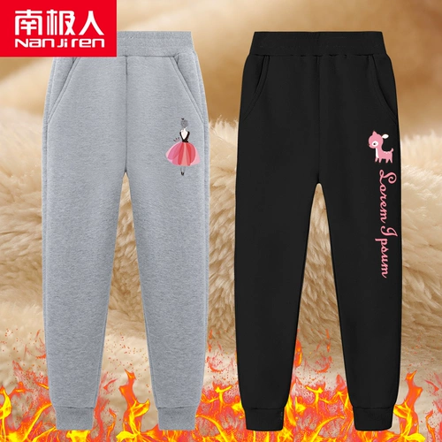 Демисезонные штаны, удерживающие тепло детские зимние повседневные брюки, увеличенная толщина, в западном стиле