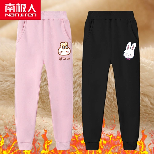 Демисезонные штаны, удерживающие тепло детские зимние повседневные брюки, увеличенная толщина, в западном стиле