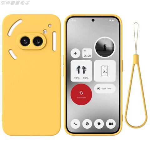 Red Silicone with White Accents & Wrist Strap iPhone Case