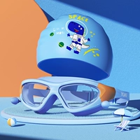 Комплект для плавания, водонепроницаемый силиконовый динозавр, водонепроницаемая плавательная шапочка, с драгоценным камнем