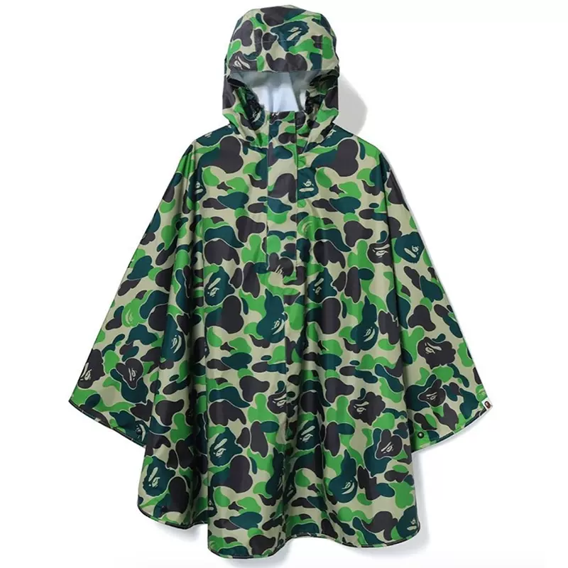 美品 アベイシングエイプ カモフラ ハイビスカス 長傘 BAPE APE