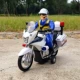 Городская полиция мотоцикл белый