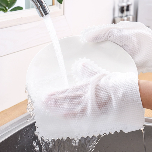 Японская стиль посудомывания тканевые перчатки Домохозяйственные не -дискозируемые неизвесные домохозяйки для удаления пыли Уборка