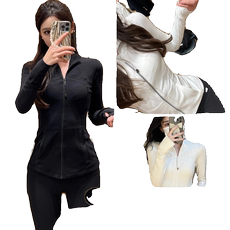 Куртка для йоги lululemon define瑜伽服运动修身夹克健身休闲开衫连帽外套女上衣