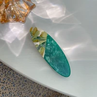 Цвето-эллиптический пружинный клип (8 см)