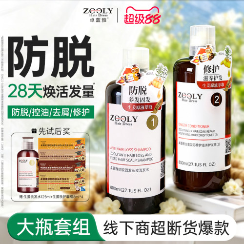 生姜侧柏叶防脱固发 大容量全家享 800ml*2