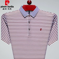 Pierre cardin, летняя шелковая футболка с коротким рукавом, эластичная дышащая футболка polo